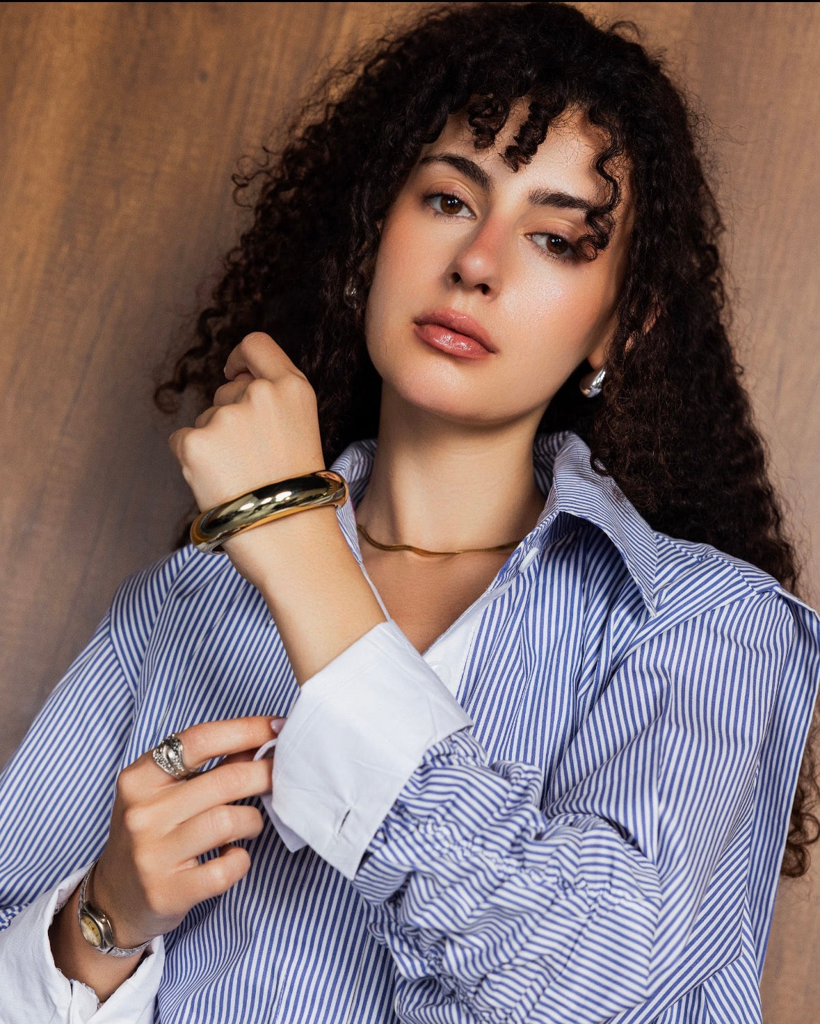Striped Blue Extra Fabric Redefined Shirt