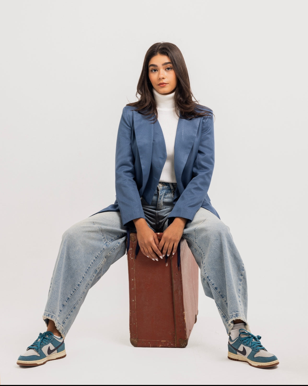 Blue Double Blazer
