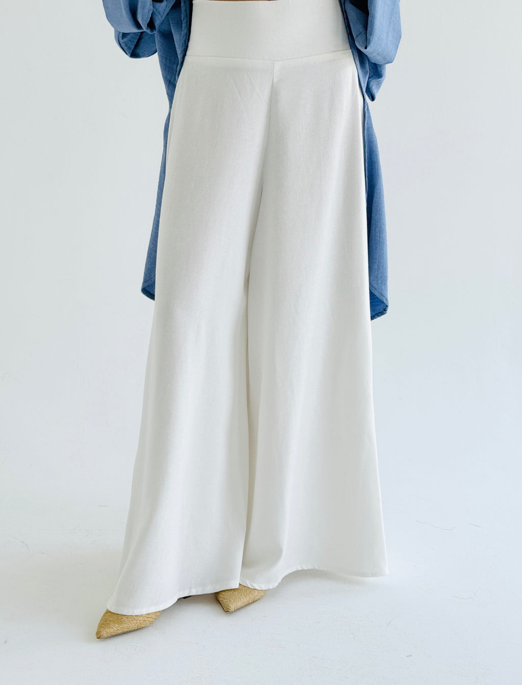 White Palazzo Pants