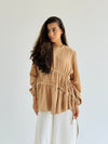 Caramel Side DrawString Top