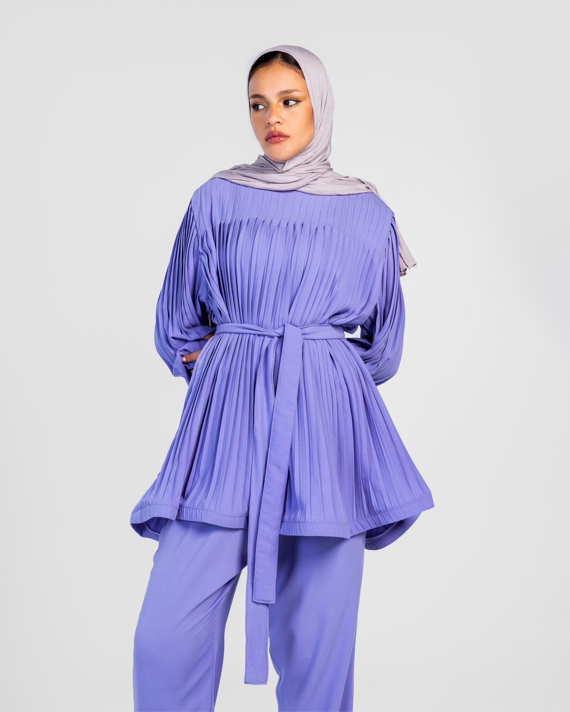 Lavender  Pleated Set