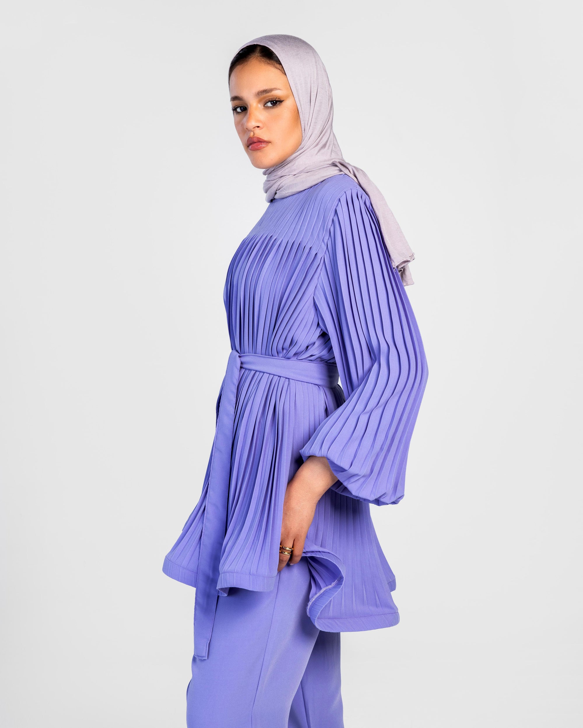 Lavender  Pleated Set