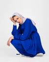 Blue  Pleated Set