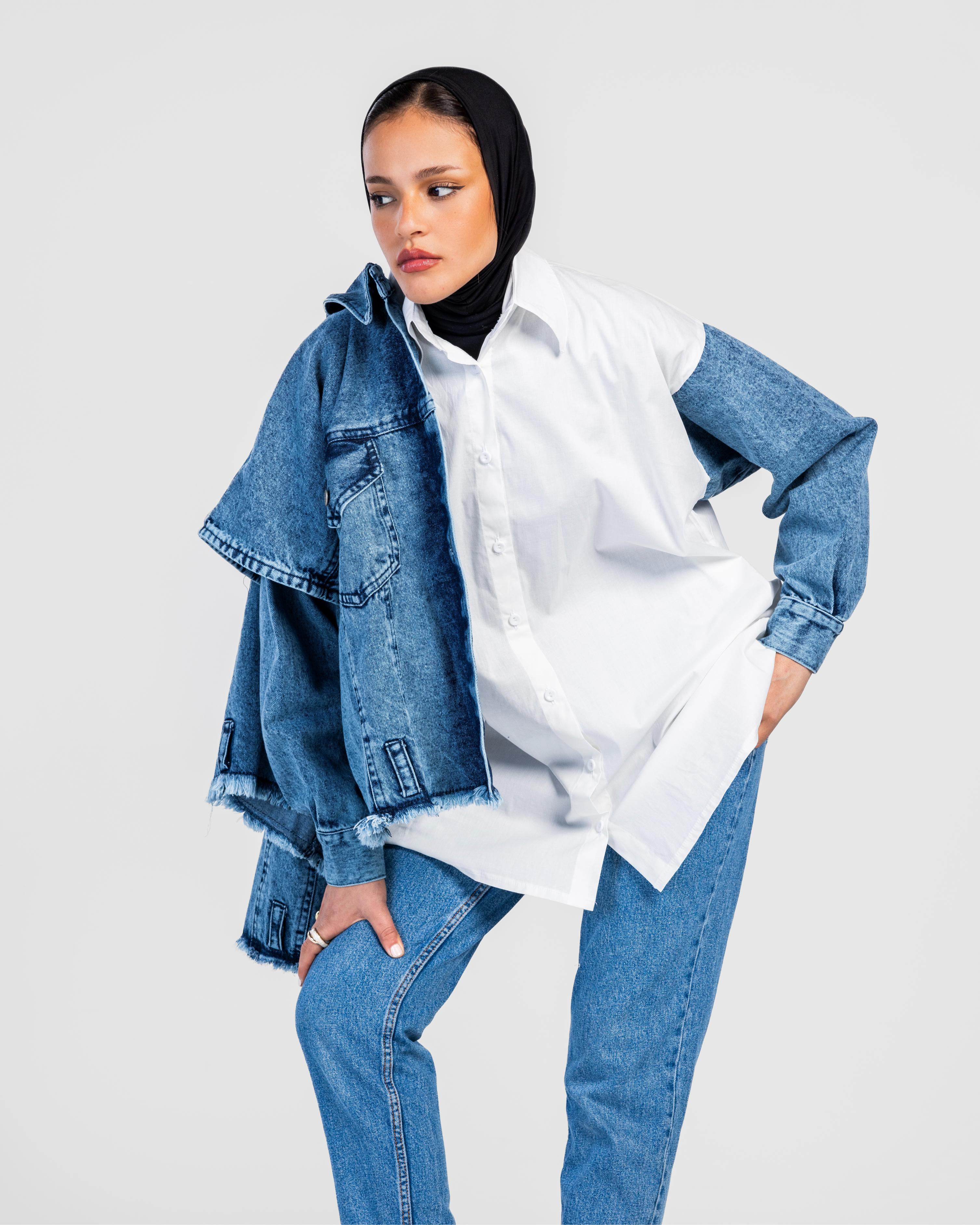 The Blue Double Trouble Denim Combo