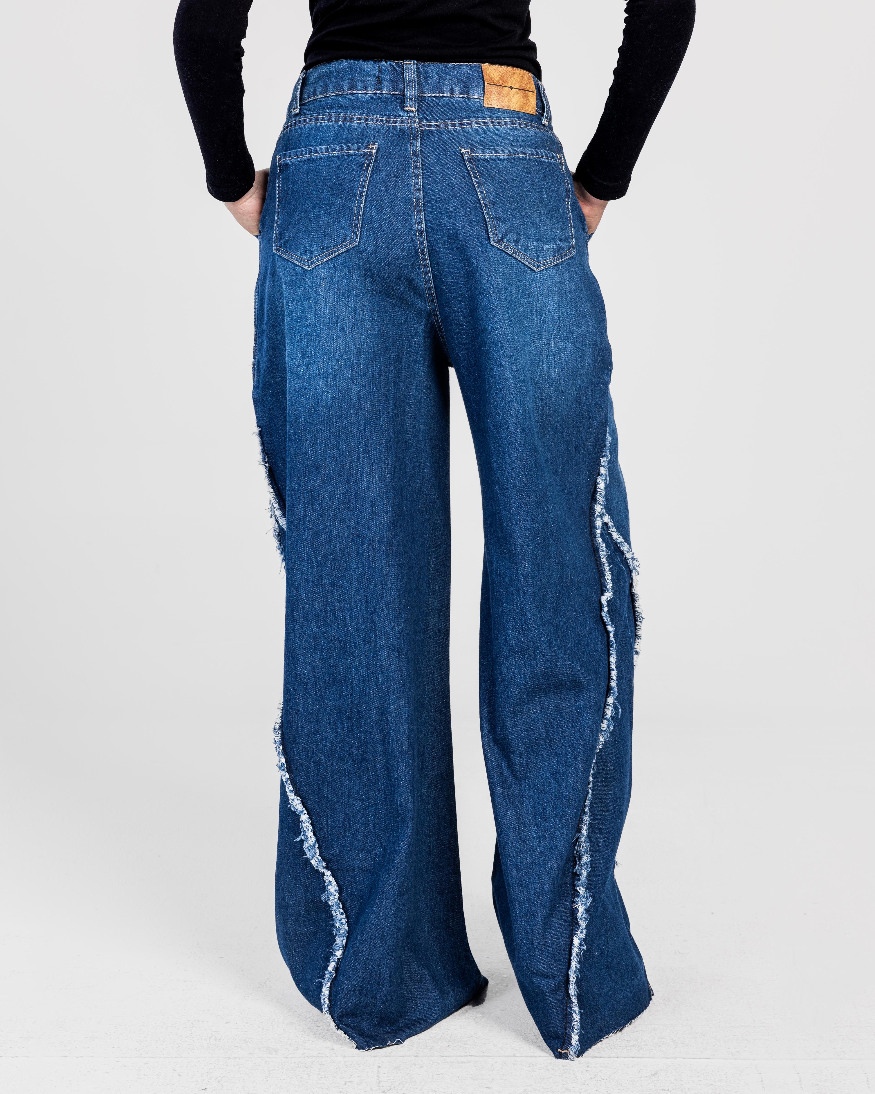 Elephant Leg Denim Pants