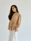 Caramel Side DrawString Top