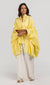 Yellow Butterfly lined kimono shirt