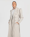 Beige Buttoned Coat