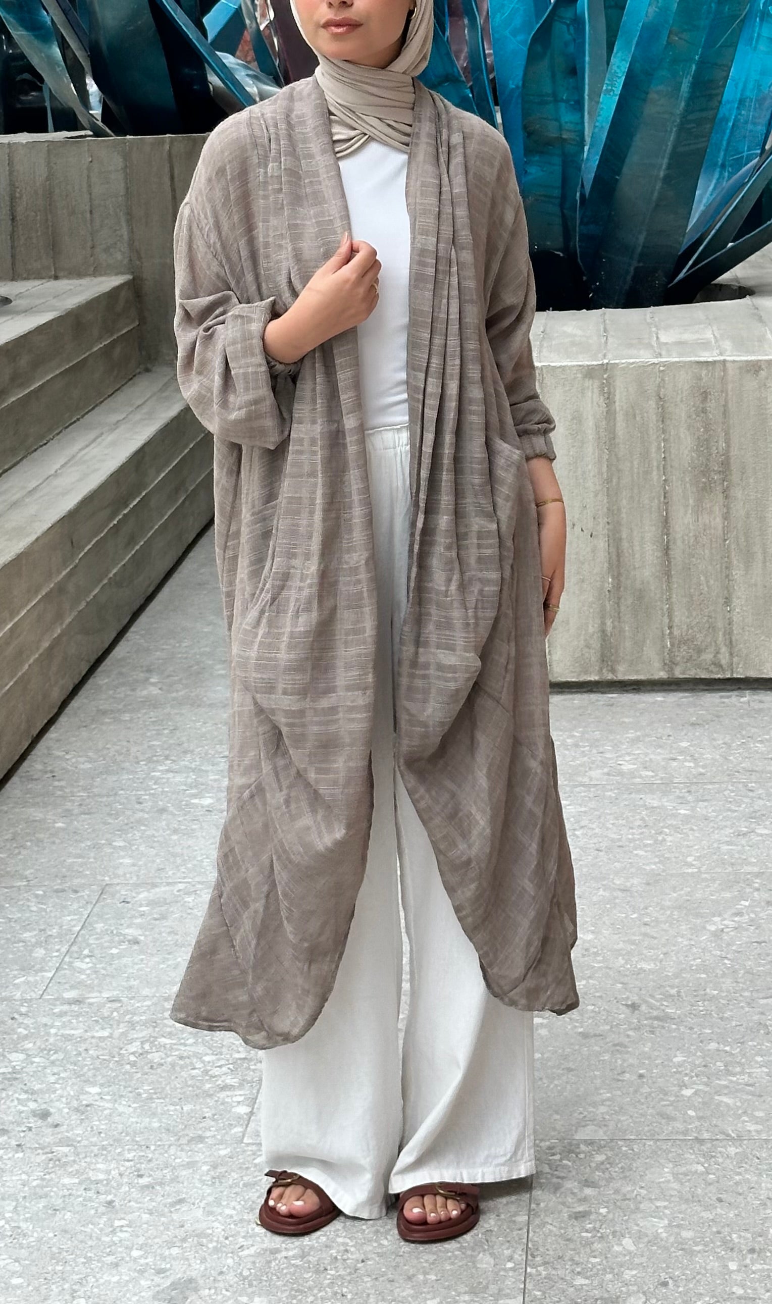 Cafe Linen Voile cardigan