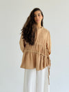 Caramel Side DrawString Top