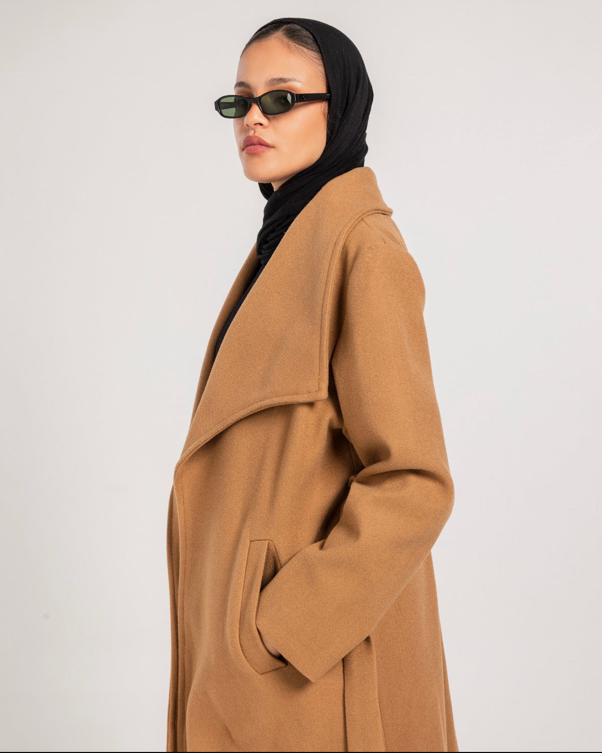 Camel Collar Coat