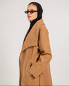 Camel Collar Coat