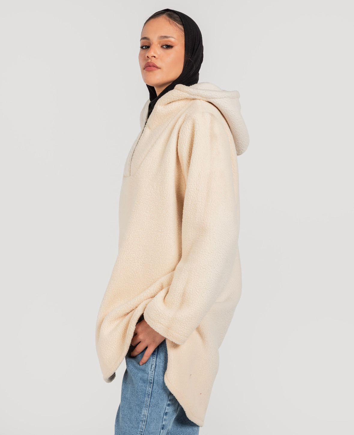 Beige Poodle Hoodie