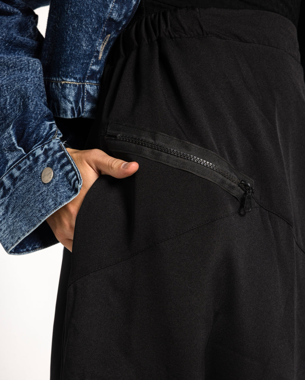 Black Leather Sherwal