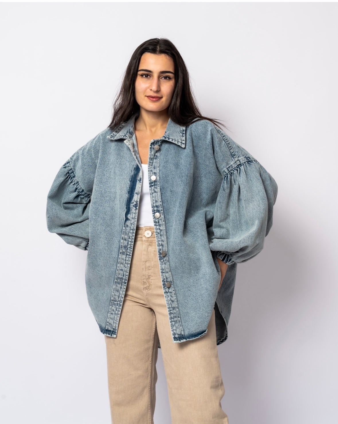 Puffy Denim Jacket