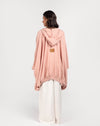 Pink Linen Ribbed Top