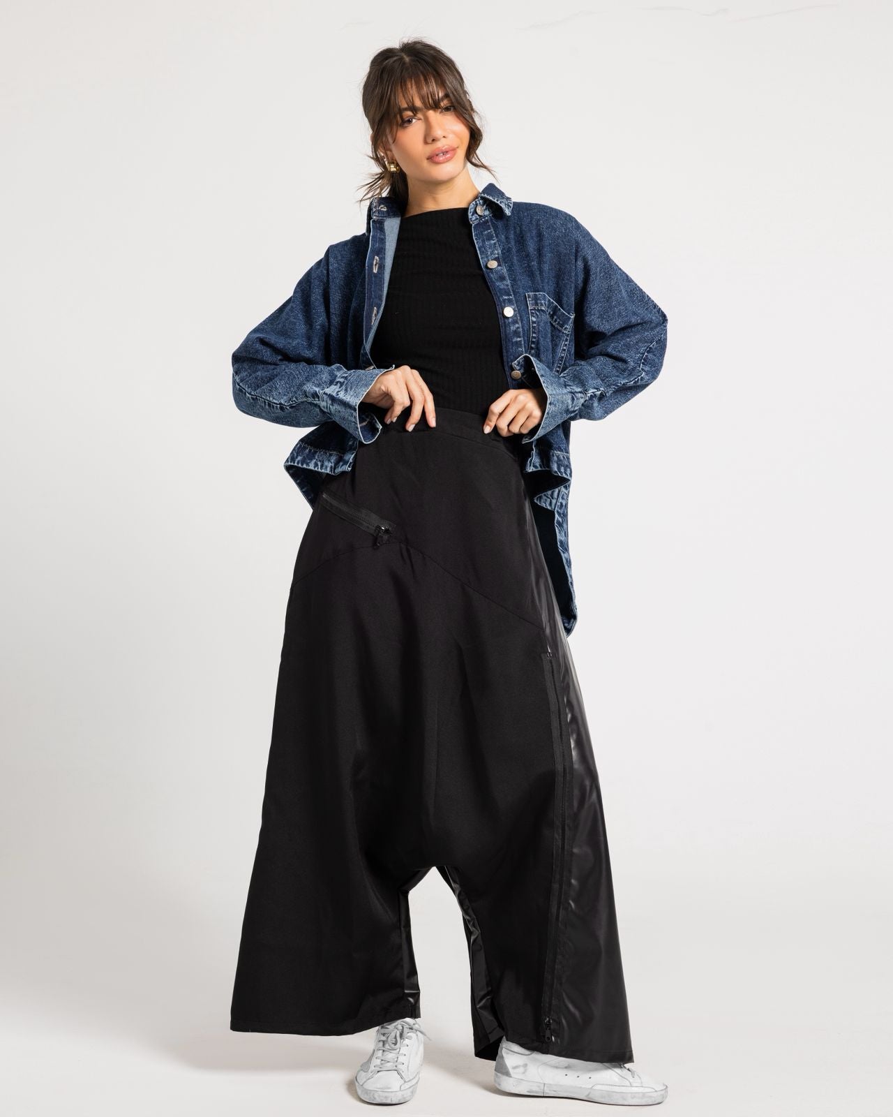 High Low Denim Shirt