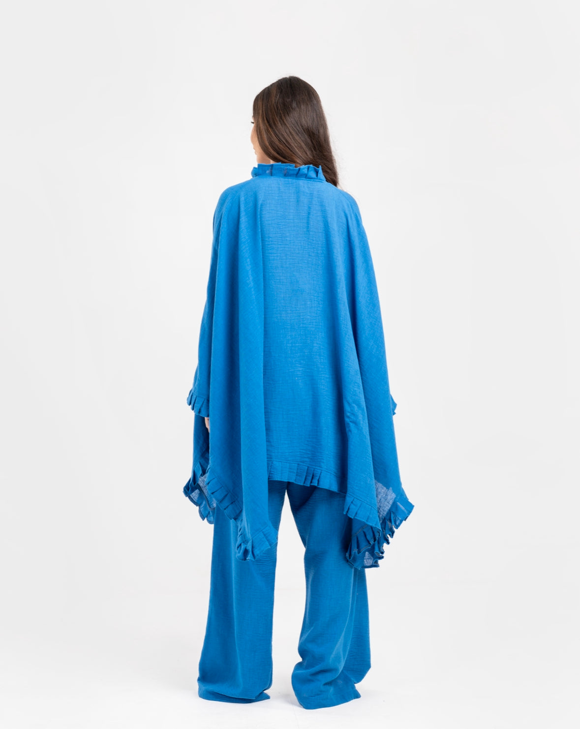 Blue Linen Set