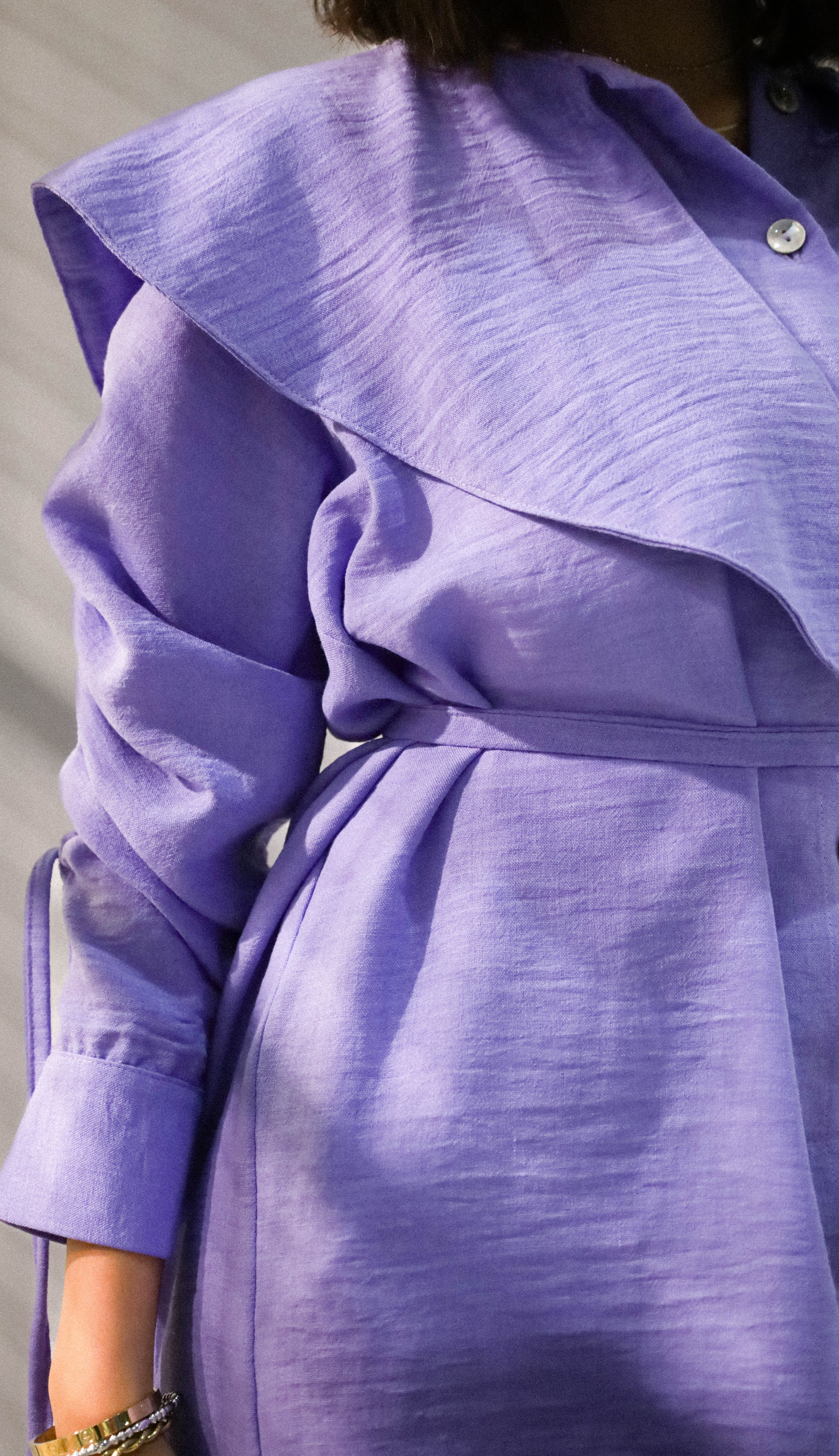 Lavender Twisted Linen Set