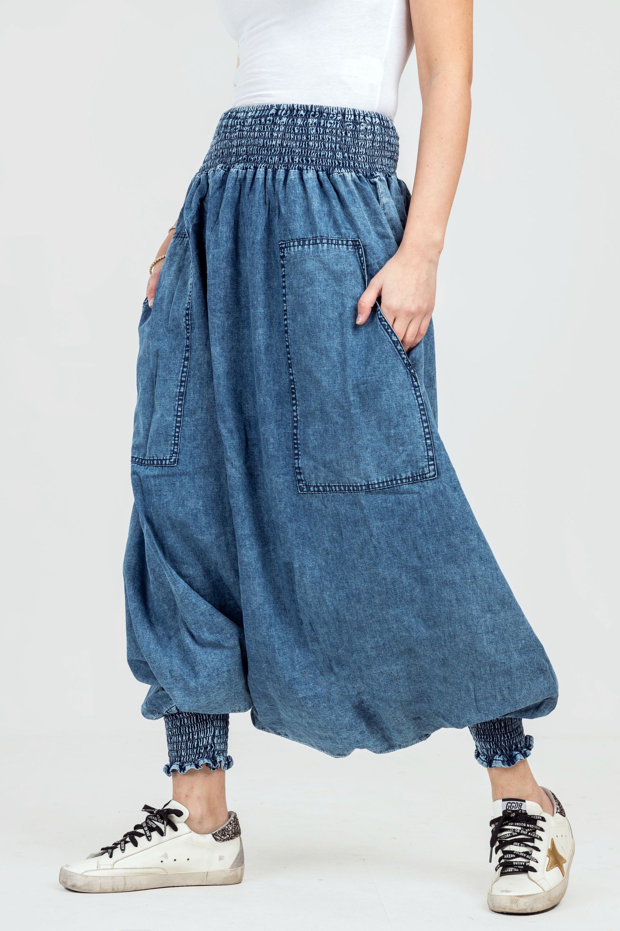 Blue Denim sherwal