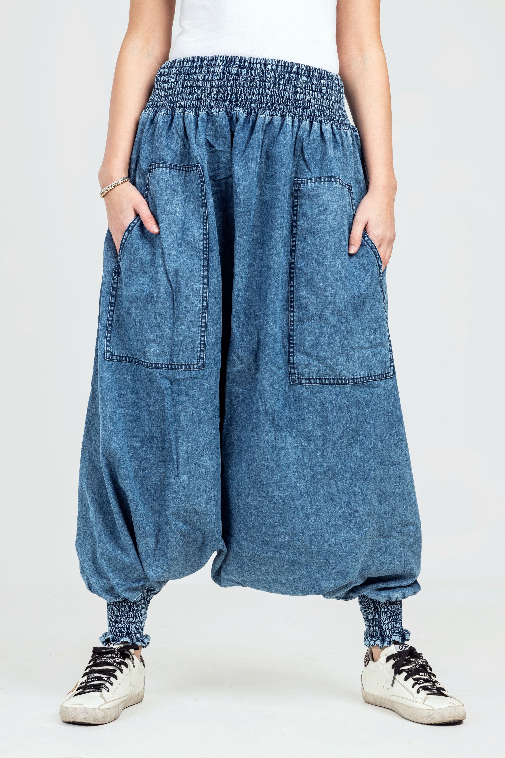 Blue Denim sherwal