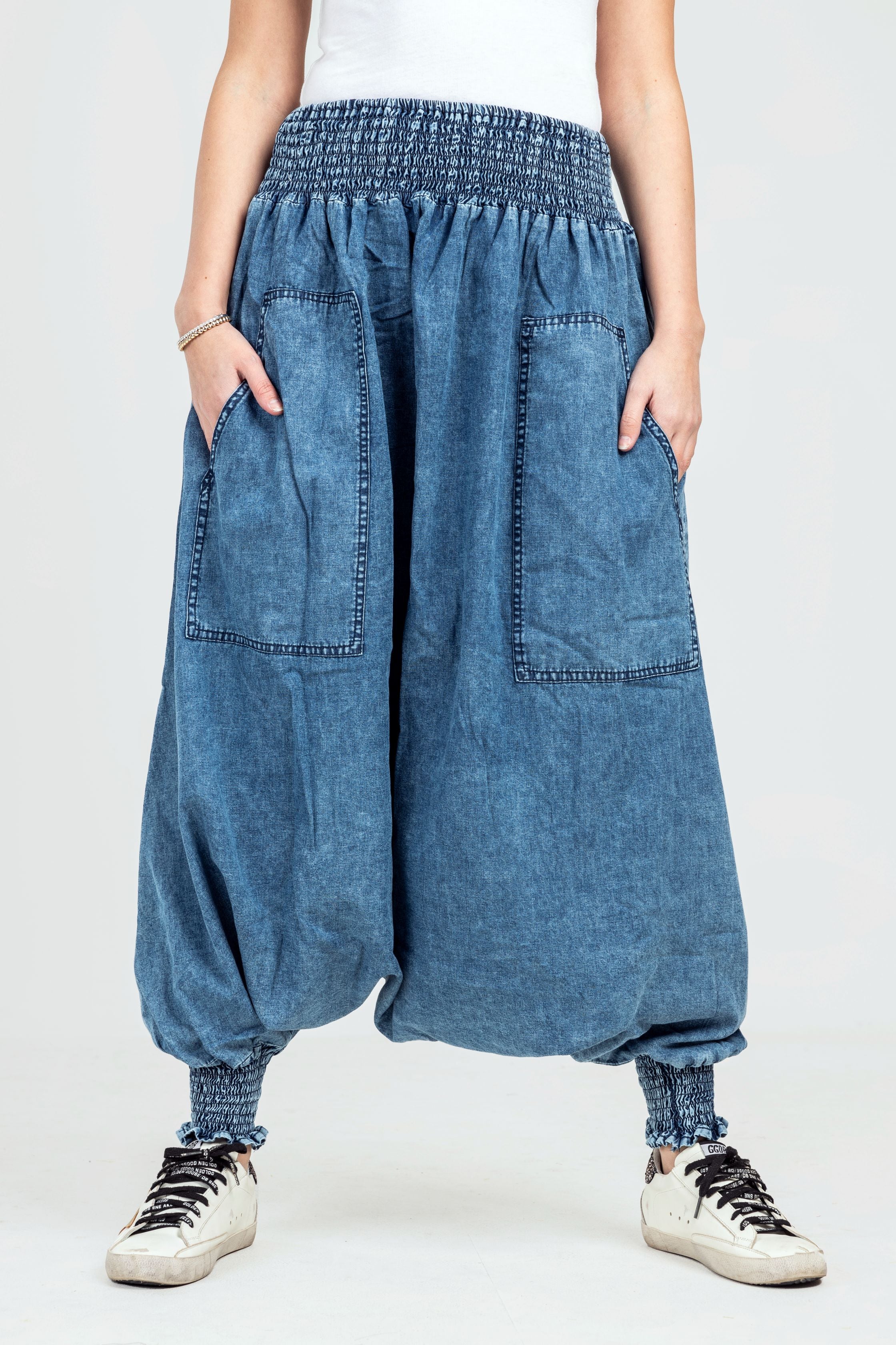 Blue Denim sherwal