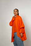 Orange Linen Shirt - Theyab