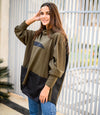 Olive Double Pockets Top
